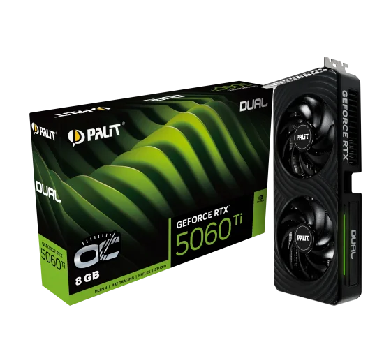 Palit GeForce RTX 5060 Ti Dual OC 8GB GDDR7